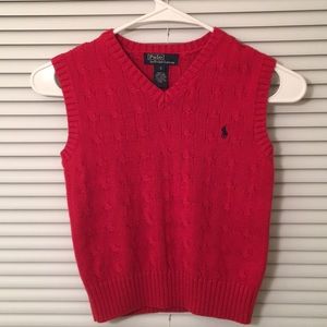 Toddler boy Polo sweater vest
